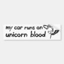 Search for unicorn bumper stickers Humour