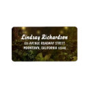 Search for enchanted forest return address labels Nature