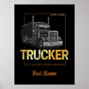 Search for semi truck posters Trucker