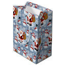 Search for santa claus gift bags Christmas pattern