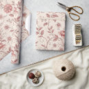 Search for dusty rose wrapping paper Vintage