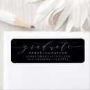 Search for black and silver return address labels Minimalist