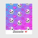 Search for girly skull stickers Heart