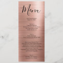Search for rose gold menus Typography