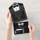 Search for bow tie wedding invitations Mr and mr