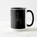 Search for acoustic guitar mugs Black