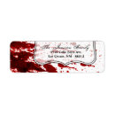 Search for splatter return address labels Blood