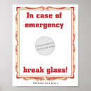 Search for in case of emergency posters Funny