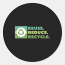 Search for earth reduce reuse recycle stickers Environmental awareness