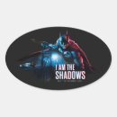Search for batman oval stickers Gotham city