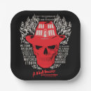 Search for horror film paper plates Scary