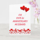 Search for husband 1st anniversary cards Partner