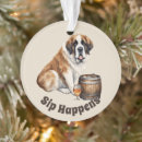 Search for saint bernard dog christmas tree decorations Animal