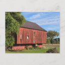 Search for hay barn postcards Red