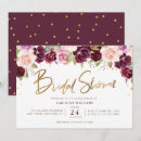 Search for plum bridal shower invitations Elegant