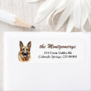 Search for german shepherd return address labels Pet