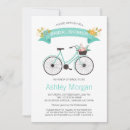 Search for bicycle bridal shower invitations Modern