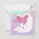 Search for fluffy white cards Kitty