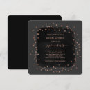 Search for charcoal grey square invitations Elegant