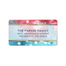 Search for 4th of july return address labels Stars stripes