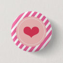 Search for pink heart pattern badges Girly