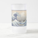 Search for japanese beer glasses Great wave off kanagawa