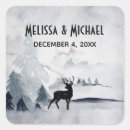 Search for antler wedding stickers Thank you