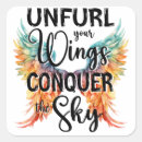 Search for winged stickers Typography