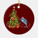 Search for dolphin christmas tree decorations Santa
