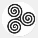 Search for celtic circles stickers Black