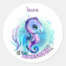 Search for cute seahorse stickers Ocean