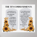 Search for ten commandments posters Bible