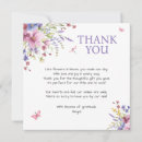 Search for baby in bloom thank you cards Purple