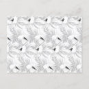 Search for black and white geometric patterns postcards Vintage