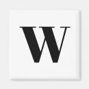 Search for monogram initial magnets Modern