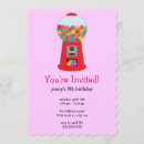 Search for gumball machine birthday invitations Party