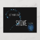 Search for shining light postcards Encouragement