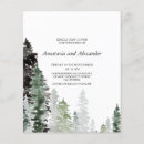 Search for fir tree invitation wedding invitations Forest