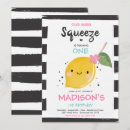 Search for citrus birthday invitations Lemon birthday party