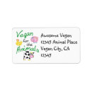 Search for cow print return address labels Pig