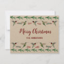 Search for kraft christmas cards Green