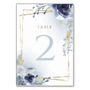 Search for gold floral table cards Watercolor