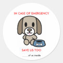 Search for dog emergency stickers Police