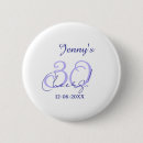 Search for 30th birthday badges 10 20 30 40