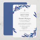 Search for winter christening invitations Botanical