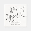 Search for engagement party supplies We're engaged