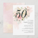 Search for mom 50th birthday invitations Elegant