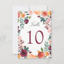 Search for orange watercolor table cards Pink