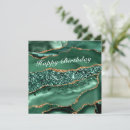 Search for emerald birthday cards Gold