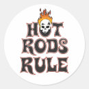 Search for hot rods stickers Skull